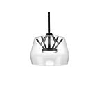 Kuzco Lighting PD61412-CL-BK Deco 16W Transparent et noir LED Suspendu