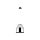 Kuzco Lighting PD62012-BK-CH Trinity 21W Noir et chrome LED Suspendu