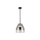 Kuzco Lighting PD62012-BK-SM Trinity 21W Noir et fumé LED Suspendu