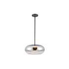 Kuzco Lighting PD62014-BK-CH Trinity 21W Noir et chrome LED Suspendu