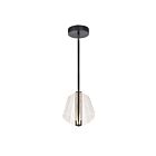 Kuzco Lighting PD62511-BK-LG-UNV Mulberry 44W Noir et guide de lumière LED Suspendu