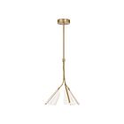 Kuzco Lighting PD62622-BG-LG Mulberry 44W Or brossé et guide de lumière LED Suspendu