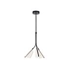 Kuzco Lighting PD62622-BK-LG Mulberry 44W Noir et guide de lumière LED Suspendu