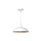 Kuzco Lighting PD627914WH Abel 1-Lumière 60W Blanc Suspendu