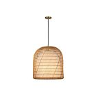 Kuzco Lighting PD631920BGOP Bondi 1-Lumière 60W Or brossé et opale mat Suspendu