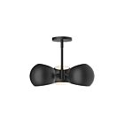 Kuzco Lighting PD648315MB Willow 3-Lumières 180W Noir mat Suspendu