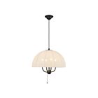 Kuzco Lighting PD661418MB Crosby 4-Lumières 160W Noir mat Suspendu