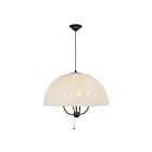 Kuzco Lighting PD661424MB Crosby 4-Lumières 160W Noir mat Suspendu