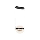 Kuzco Lighting PD75912-BK-LG-3CCT Pisces 38W Noir et guide de lumière LED Suspendu
