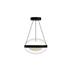 Kuzco Lighting PD76312-BK-OP-UNV Virgo 29W Noir et verre opale LED Suspendu