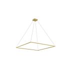 Kuzco Lighting PD88160-BG Piazza 126W Or brossé LED Suspendu