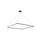 Kuzco Lighting PD88172-BK Piazza 161W Noir LED Suspendu