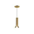 Kuzco Lighting PD89709-MRB Husk 7W Laiton métallique LED Suspendu