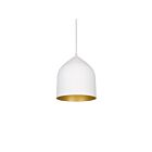 Kuzco Lighting PD9108-WH-GD Helena 13W Blanc et or LED Suspendu