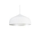 Kuzco Lighting PD9117-WH-SV Helena 38W Blanc et argent LED Suspendu