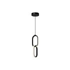 Kuzco Lighting PD92615-BK-UNV Airen 20W Noir LED Suspendu
