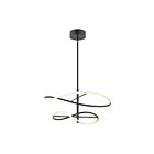 Kuzco Lighting PD96424-BK-UNV Collide 41W Noir LED Suspendu