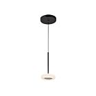 Kuzco Lighting PD97204-BK-FR Stephord 6W Noir et verre dépoli LED Suspendu