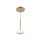Kuzco Lighting PD97204-MRB-CL Stephord 6W Laiton métallique et verre transparent LED Suspendu