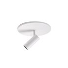 Kuzco Lighting SF15001-WH 4W Blanc LED Réglable Éclairage sur rail 3000K