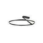 Kuzco Lighting SF27731-BK-3WCCT-UNV Roda 50W Noir LED Semi Plafonnier Encastré