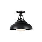 Kuzco Lighting SF344012UBGO Palmetto 1-lumière 60W Bronze urbain et opalescent lustré Semi Plafonnier Encastré