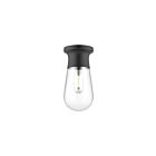 Kuzco Lighting SF464001MB Marcel 1-lumière 60W Noir mat Semi Plafonnier Encastré
