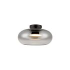 Kuzco Lighting SF62014-BK-SM Trinity 21W Noir et fumé LED Semi Plafonnier Encastré