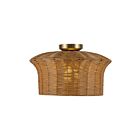 Kuzco Lighting SF641016BG Kai 1-lumière 60W Or brossé Semi Plafonnier Encastré