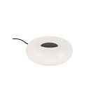 Kuzco Lighting TL12409-BK-OP Nimbus 9W Noir et verre opale LED Lampe de table