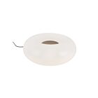 Kuzco Lighting TL12413-VB-OP Nimbus 16W Laiton vintage et verre opale LED Lampe de table