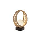 Kuzco Lighting TL20610-BK-OP Lanai 3W Noir et verre opale mat LED Lampe de table