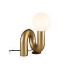 Kuzco Lighting TL420107BG Sadie 1-lumière 40W Or brossé Lampe de table