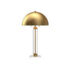 Kuzco Lighting TL565019BG Margaux 2-lumières 120W Or brossé Lampe de table