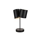 Kuzco Lighting TL58814-BK Keiko 2-lumières 120W Noir Incandescente Lampe de table