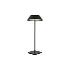 Kuzco Lighting TL66714-BK Pela 3W Noir LED Lampe de table