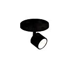 Kuzco Lighting TR10006-BK Lyra 6W Noir LED Lampe sur rail 3000K