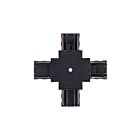 Kuzco Lighting TRC989134-BK Trilo Noir Raccord en X pour rail
