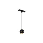 Kuzco Lighting TRP26903-BK-4K Faria 8W Noir LED Suspendu