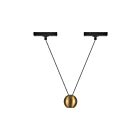 Kuzco Lighting TRP27203-BG-4K Faria Double 8W Or brossé LED Suspendu