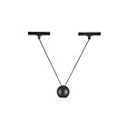 Kuzco Lighting TRP27203-BK Faria Double 8W Noir LED Suspendu