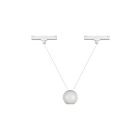 Kuzco Lighting TRP27203-WH Faria Double 8W Blanc LED Suspendu
