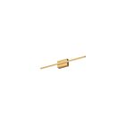 Kuzco Lighting VL18224-BG Vega Minor 18W Or brossé LED Lampe de salle de bain