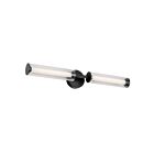 Kuzco Lighting VL28028-BK Braga 21W Noir LED Lampe de salle de bain