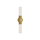 Kuzco Lighting VL416102BG Rue 2-lumières 120W Or brossé Lampe de salle de bain