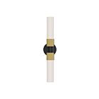 Kuzco Lighting VL416102MBBG Rue 2-lumières 120W Noir mat et or brossé Lampe de salle de bain
