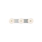 Kuzco Lighting VL57532-CH-OP Samar 3-lumières 180W Chrome et verre opale Lampe de salle de bain