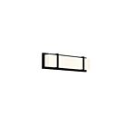Kuzco Lighting VL61620-BK Alberni 22W Noir LED Lampe de salle de bain