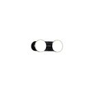 Kuzco Lighting VL72213-BK Novel 14W Noir LED Lampe de salle de bain