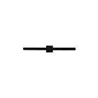 Kuzco Lighting WS10423-BK-2700K Galleria 16W Noir LED Appliques murales d'intérieur